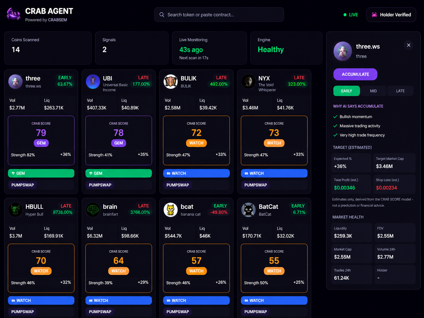 Dashboard Scanner